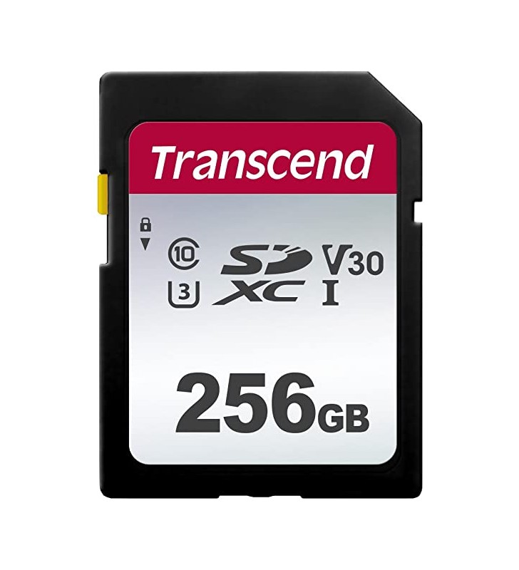 TRANSCEND TS256GSDC300S Memory card Transcend SDXC SDC300S 256GB CL10 UHS-I U3 Up to 95MB/S