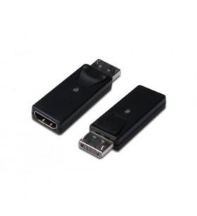 Adaptor ASSMANN Displayport Male - HDMI Female, Black
