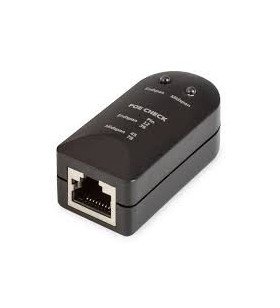 Gigabit Ethernet PoE Tester Mid-span, End-span and 4-pair LED identification