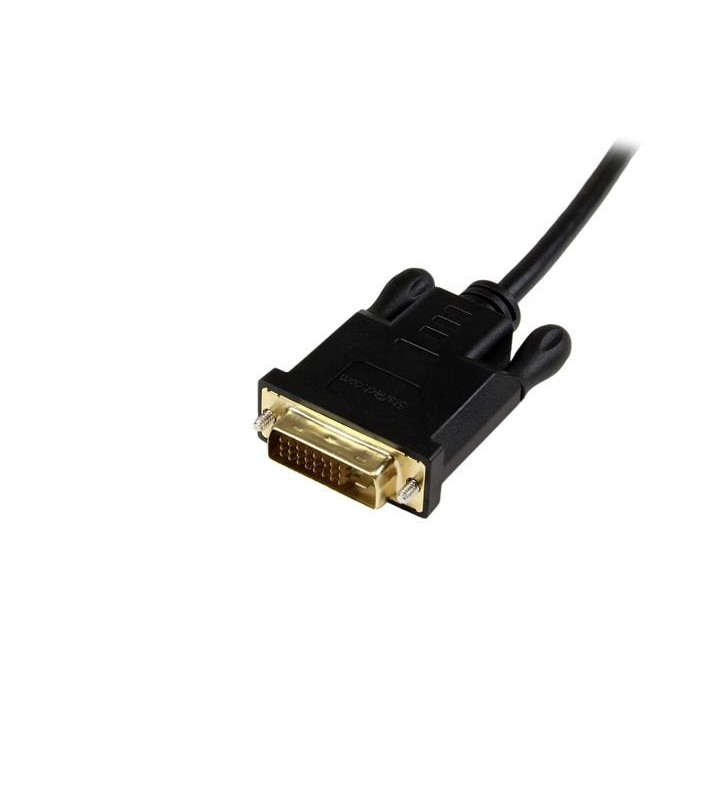 StarTech.com MDP2DVIMM3BS adaptor pentru cabluri video 0,9 m Mini DisplayPort DVI-D Negru