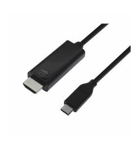 1M USBC - HDMI M/M 4K 60HZ/COPPER CONDUCTOR BLACK 18GBITS