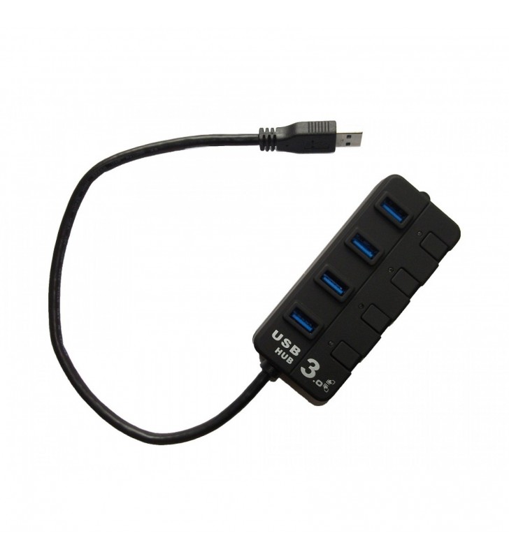 AKY AK-AD-33 Akyga Hub USB AK-AD-33 active USB A (m) / 4x USB A (f) switches ver. 3.0 15cm