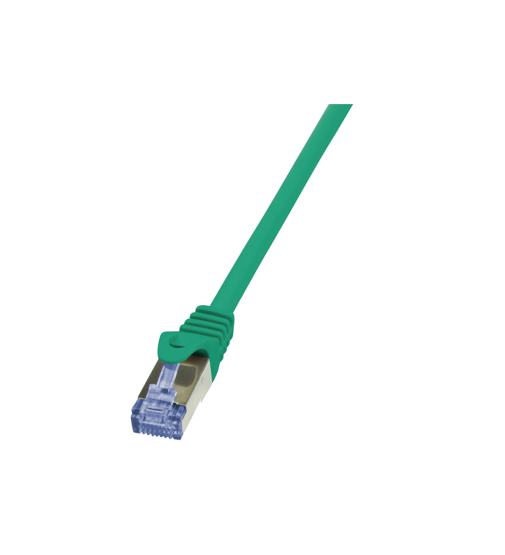 LOGILINK CQ3015S LOGILINK - Patch Cablu Cat.6A 10G S/FTP PIMF PrimeLine 0,25m verde