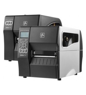 TT Printer ZT230 203 dpi, Euro and UK cord, Serial, USB, and ZebraNet n Print Server Rest of World, Cutter with Catch Tray