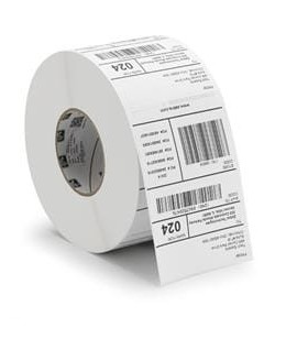 Label, Paper, 76.2x76.2mm Direct Thermal, Z-Select 2000D, Coated, Permanent Adhesive, 35mm Core, Perforation and Black Mark
