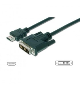 ASM AK-330300-050-S ASSMANN HDMI 1.3 Standard Adapter Cable HDMI A M (plug)/DVI-D (18+1) M (plug) 5m