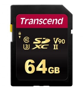 TRANSCEND TS64GSDC700S Transcend Memory card 64GB SDXC 700S CL10 UHS-II U3, R/W 285/180MB/s