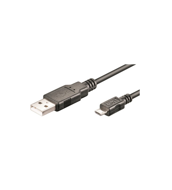 Cablu 1.8M USB / SLIM MICRO  -BK/M/M - CHARGE AND SYNC - BLACK IN