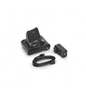 1-slot printer docking cradle ZQ300 Series Includes type A to Type C USB Cable and AC to USB Adapter with EU power plug