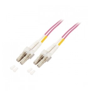 M-Cab 7003415 fibre optic cable 15 m OM4 LC Violet