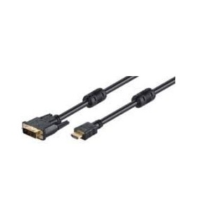 2M HDMI TO DVI-D CABLE - GOLD/M/M - DVI-D 18+1