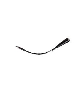 3.5MM COLLARED FEMALE/3.5MM MALE HEADSET ADAPTER CABLE