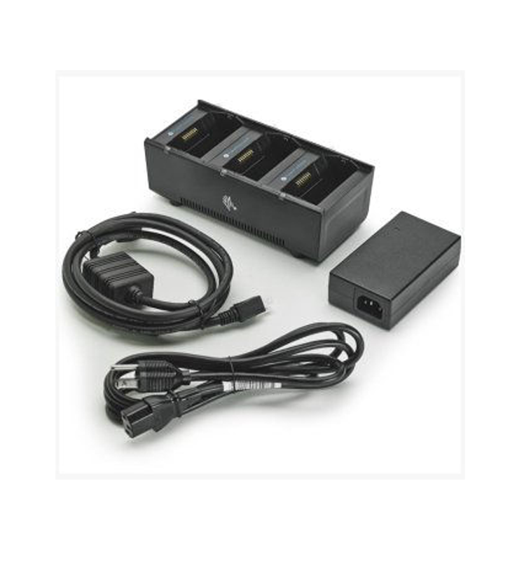 3 slot battery charger ZQ600, QLn and ZQ500 Series Includes power supply and UK power cord