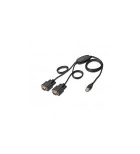 DIGITUS DA-70158 Digitus USB to serial adapter, 2xRS232 Cable USB 2.0
