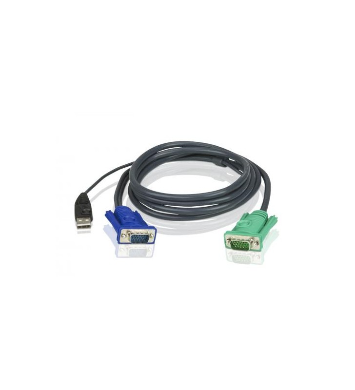 ATEN 2L-5203U ATEN Cablu prelungire KVM (HD15-SVGA, USB, USB) - 3m