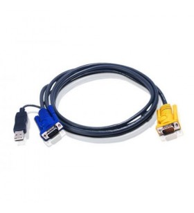 ATEN 2L-5202UP ATEN Cablu prelungire KVM (HD15-SVGA, USB, USB) - 2m