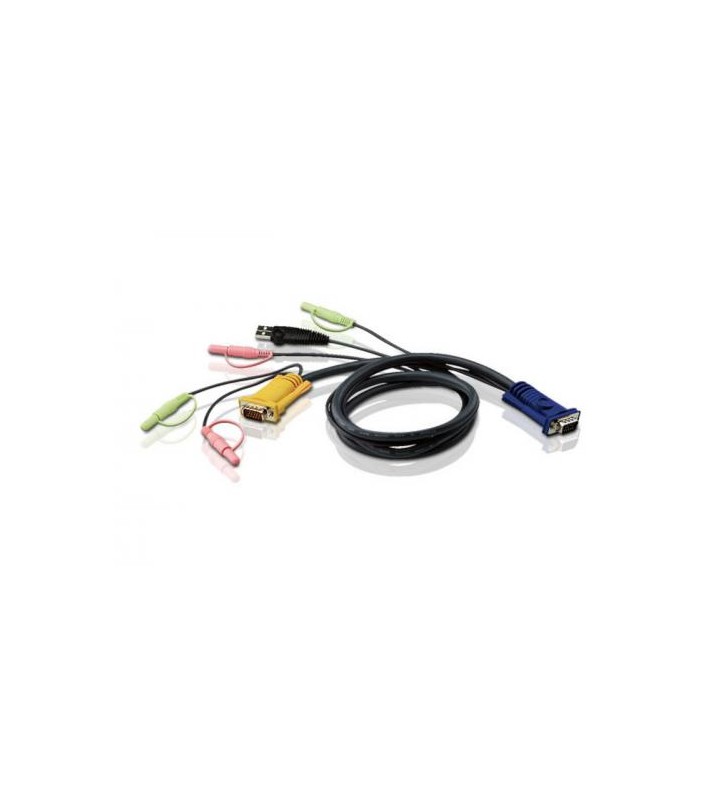 ATEN 2L-5302U ATEN Cablu prelungire KVM (HD15-SVGA, USB, USB, Audio) - 1.8m