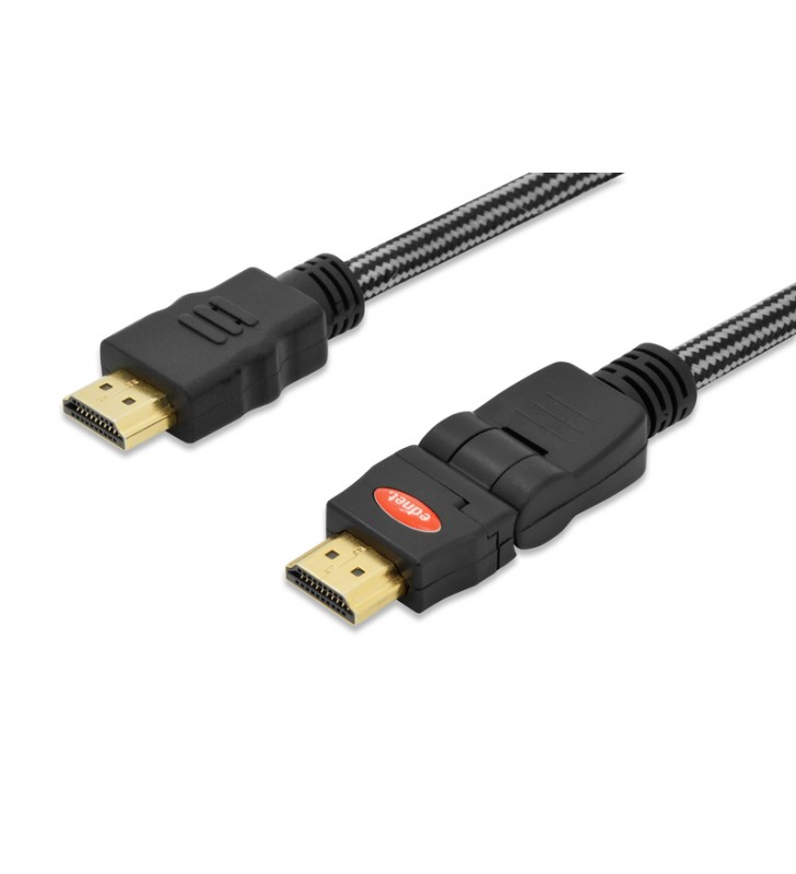 EDNET HDMI HIGH SPEED CABLE/50M / GOLD