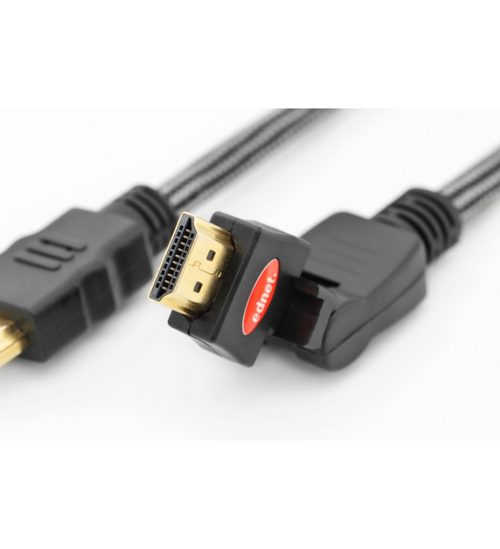 EDNET HDMI HIGH SPEED CABLE/50M / GOLD