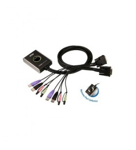 ATEN CS682-AT ATEN CS682 2-Port USB DVI KVM Switch, Audio 2.1, Remote port selector (1.8m)