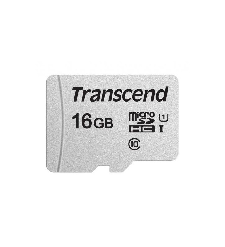 TRANSCEND TS16GUSD300S Memory card Transcend microSDHC USD300S 16GB CL10 UHS-I U1 Up to 95MB/S