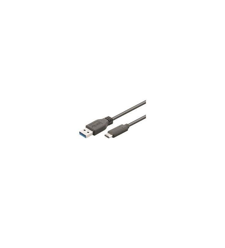 USB-C TO USB-A CABLE - 0.50M/M/M - BLACK - USB 3.0