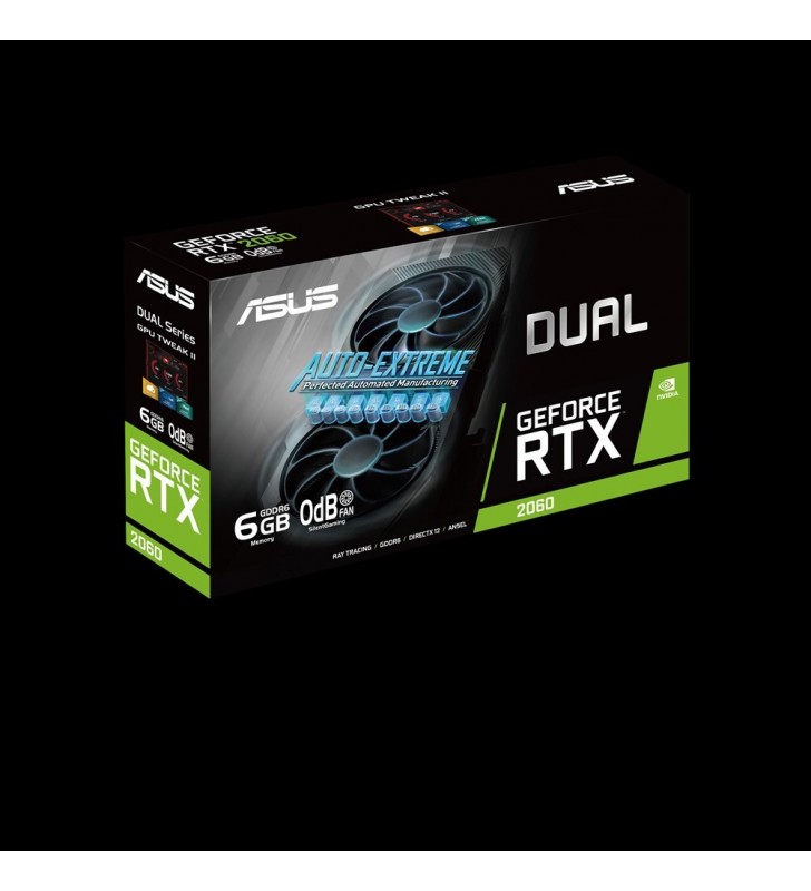 ASUS Dual -RTX2060-6G-EVO NVIDIA GeForce RTX 2060 6 Giga Bites GDDR6
