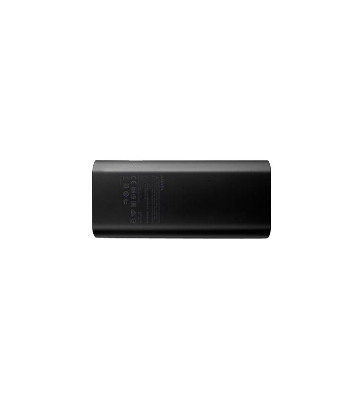 POWER BANK ADATA 12500mAh, 2 x USB, digital display pt. status baterie, P12500D 12.500 mAh, 2.1A out, black, "AP12500D-DGT-5V-C