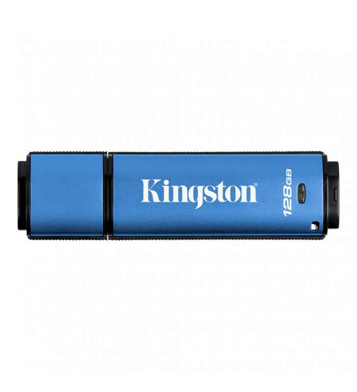 Kingston Technology DataTraveler DTVP30 memorii flash USB 128 Giga Bites USB Tip-A 3.2 Gen 2 (3.1 Gen 2) Albastru
