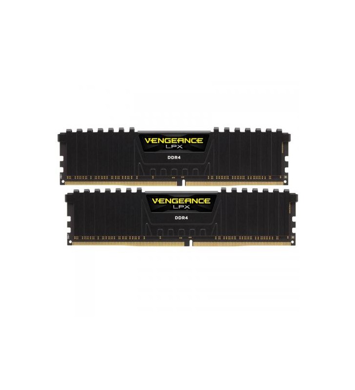 CORSAIR CMK8GX4M2A2400C14 Corsair Vengeance LPX DDR4 8GB (2x4GB) 2400MHz CL14 1.2V XMP 2.0 Black