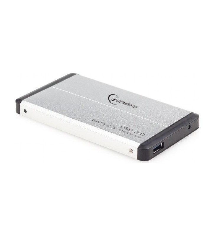 RACK EXTERN GEMBIRD 2.5" HDD S-ATA to USB 3.0, Aluminiu, silver,  "EE2-U3S-2-S"