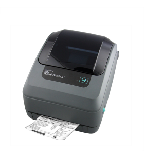 TT Printer GX420t 203dpi, EU and UK Cords, EPL2, ZPL II, USB, Serial, Ethernet, Cutter - Liner and Tag