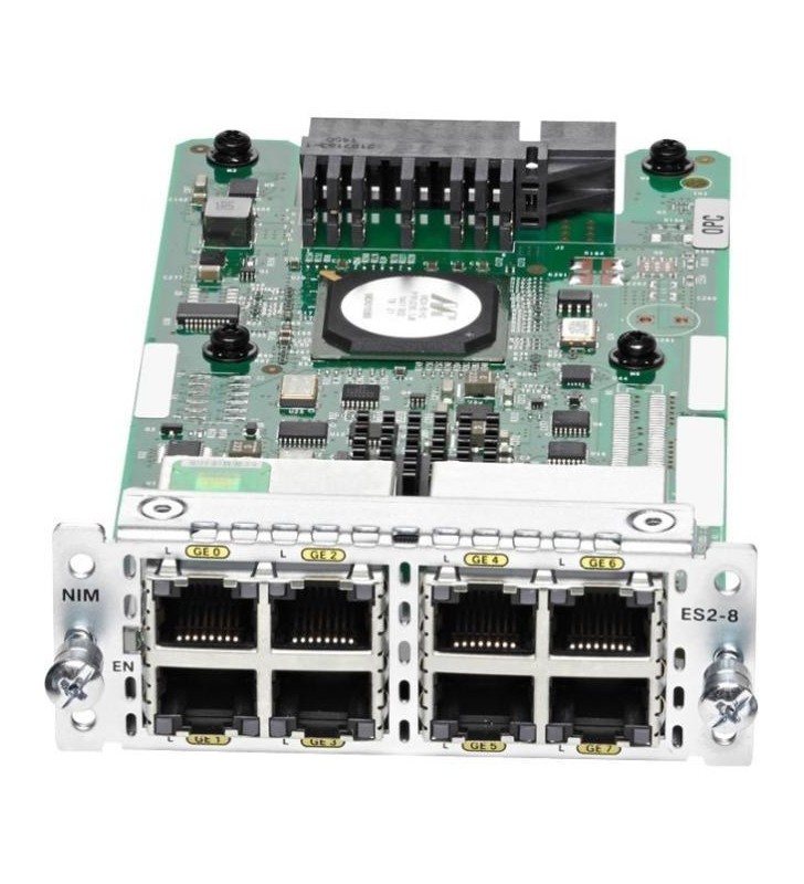 8-PORT LAYER 2 GE SWITCH/NETWORK INTERFACE MODULE IN