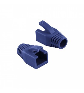 Modular RJ45 Plug Cable Boot 8mm blue, 50pcs "MP0035B"