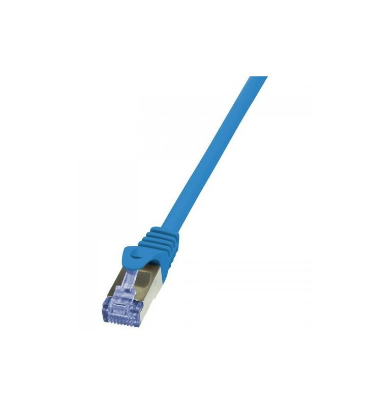 LOGILINK CQ3026S LOGILINK - Patch Cablu Cat.6A 10G S/FTP PIMF PrimeLine 0,50m albastru