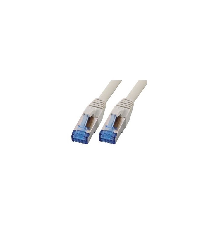 M-Cab 3802 networking cable 1 m Cat6a S/FTP [S-STP] Grey