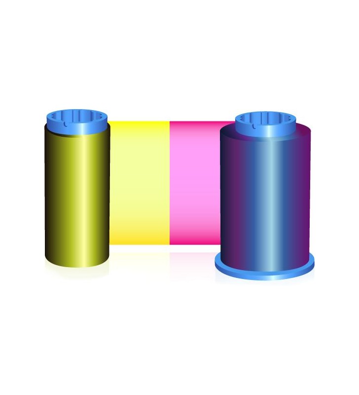 Ribbon, Zebra i Series, Color-YMCKO with Cleaning Roller, 330 Images, 330i/430i