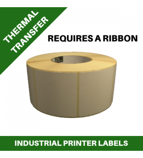 Label, Paper, 70x32mm Thermal Transfer, Z-Perform 1000T, Uncoated, Permanent Adhesive, 76mm Core