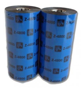 Resin Ribbon, 110mmx450m, 4800 Standard, 25mm core, 12/box