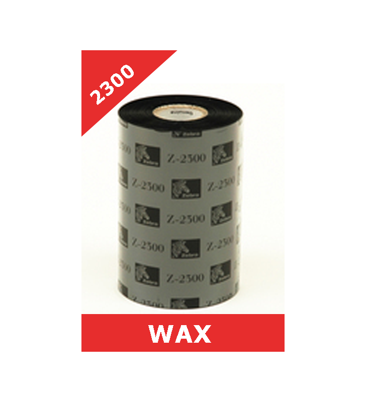 Wax Ribbon, 89mmx450m, 2300 Standard, 25mm core, 12/box