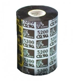 Wax/Resin Ribbon, 102mmx450m (4.02inx1476ft), 3200 High Performance, 25mm (1in) core, 6/box