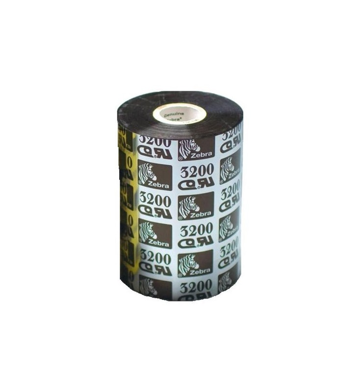 Wax/Resin Ribbon, 102mmx450m (4.02inx1476ft), 3200 High Performance, 25mm (1in) core, 6/box