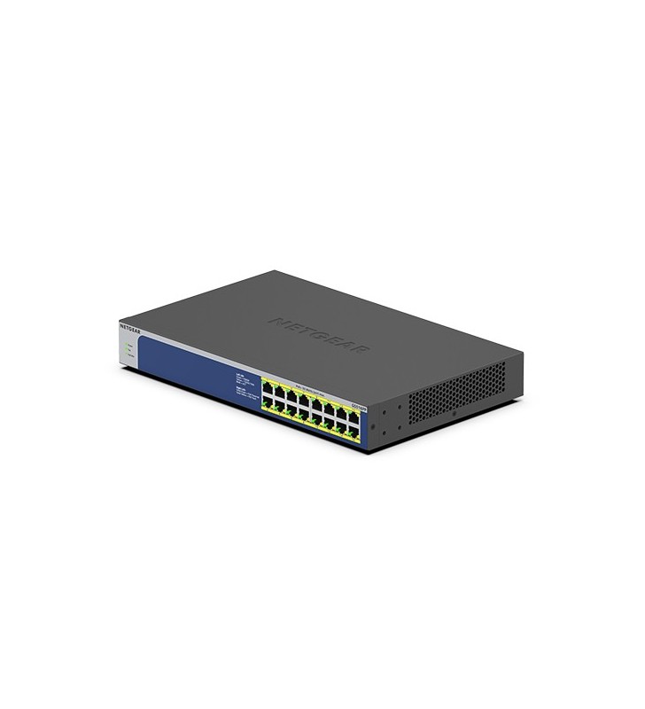 Netgear GS516PP Fara management Gigabit Ethernet (10/100/1000) Albastru, Gri Power over Ethernet (PoE) Suport