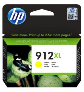 HP 912 1 buc. Original Productivitate Înaltă (XL) Galben