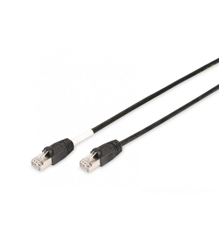 CAT 6 S-FTP OUTDOOR PATCH CABLE/CU PE AWG 27/7 5 M BLACK