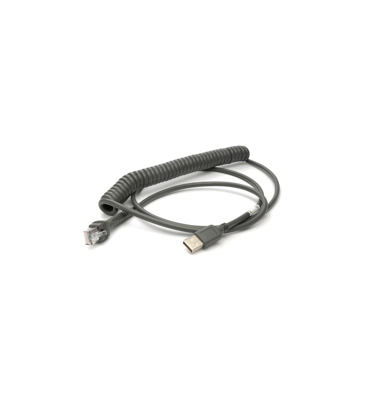 Zebra Cable-type A, USB 9ft, coiled
