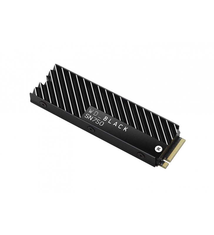 SSD WD Black (M.2, 500GB, PCIe Gen3 x4 NVMe-based) heatsink "WDS500G3XHC"