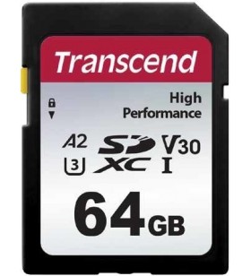 TRANSCEND 64GB SD Card UHS-I U3 A2