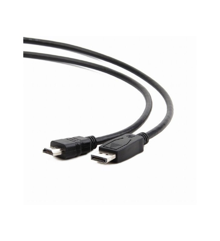 CABLU video SPACER, adaptor DisplayPort (T) la HDMI (T), 4K, 1.8m, Black, "SPC-DP-HDMI-6"
