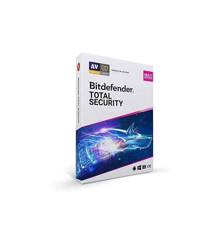Bitdefender | TS03ZZCSN1205BEN | Total Security 2021 5-Devices 1 Year
